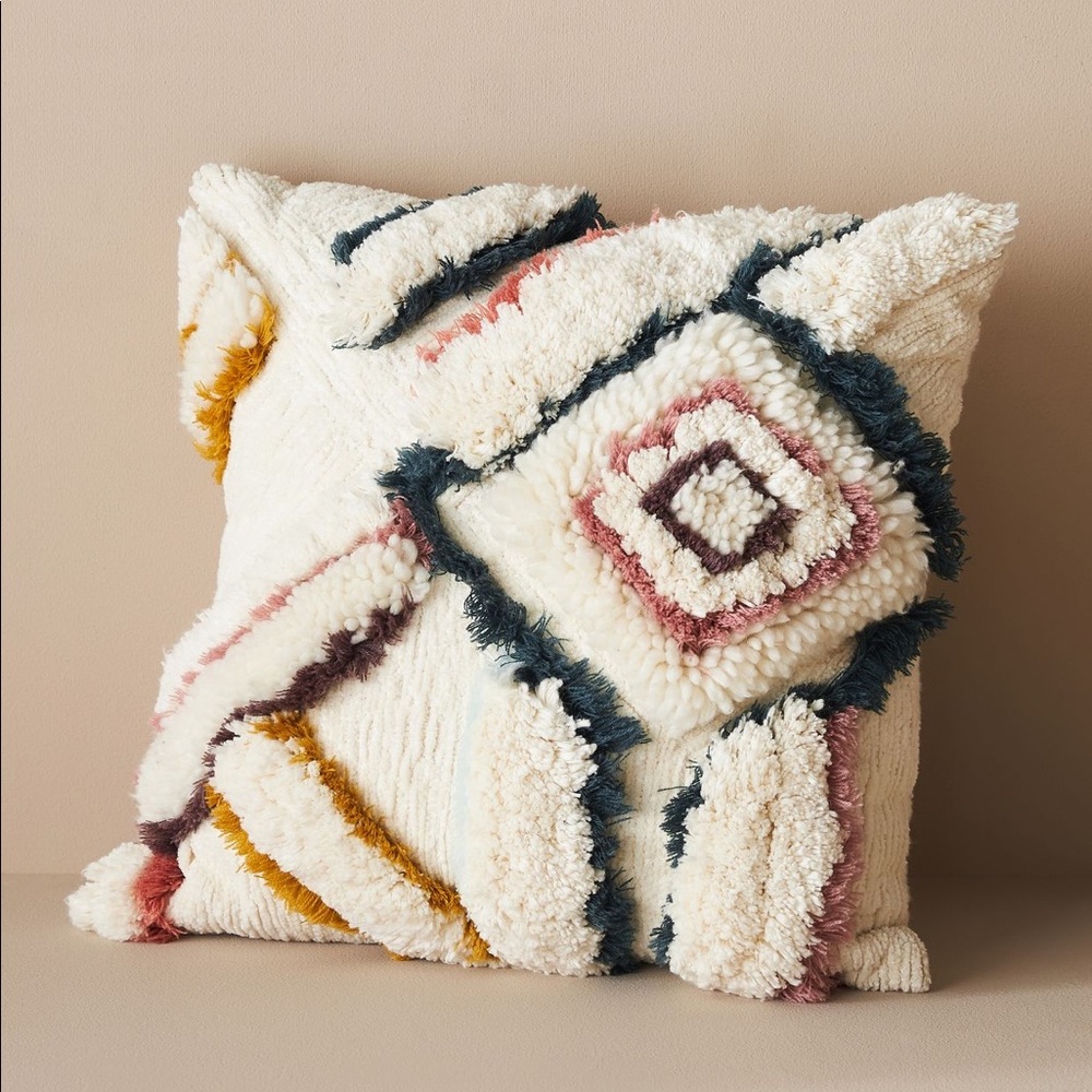 Anthropologie Tufted Lulu Throw Pillow